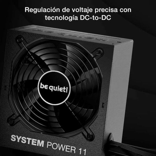 Be Quiet System Power 11 450W Μαύρο Τροφοδοτικό Υπολογιστή Full Wired 80 Plus Bronze