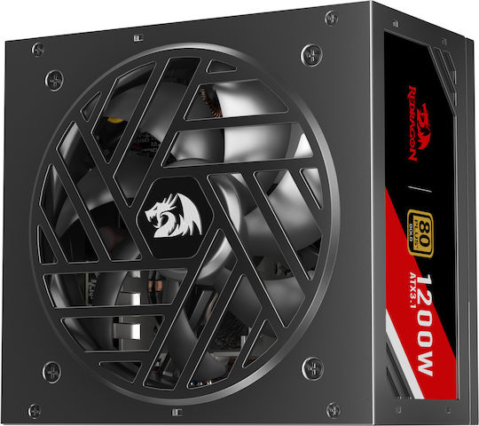 Redragon 1200W Μαύρο Τροφοδοτικό Υπολογιστή Full Modular 80 Plus Gold (GC-MS05)