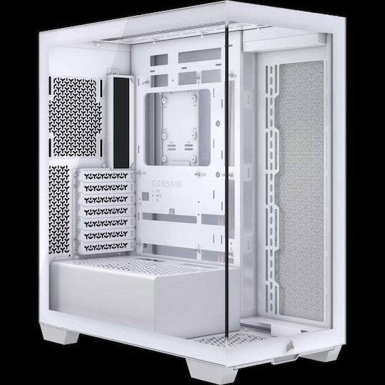 Corsair 3500X LX-R RGB Gaming Midi Tower Κουτί Υπολογιστή με Πλαϊνό Παράθυρο Λευκό