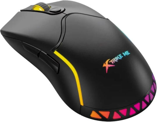Xtrike Me GW-610 Безжична RGB Геймърска Мишка 8000 DPI Черен