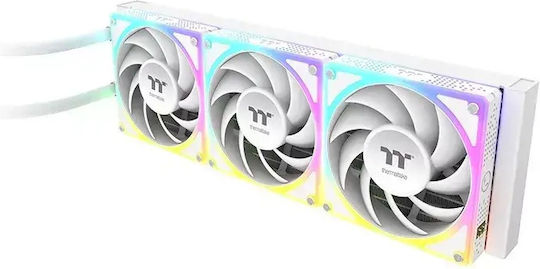 Thermaltake MAGCurve 360 Ultra Water Cooling System AIO CPU with 3 Fans 120mm and ARGB Lighting White