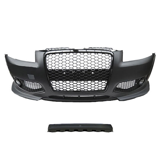 Vordere Stoßstange Audi A3 8p 05-08 Rs Look Schwarze Glänzende
