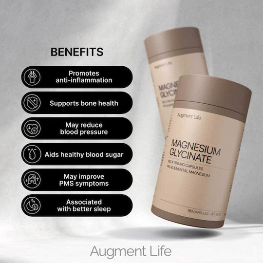 Augment Life Magneziu Glicinat Chelat 800mg 300 Capsule