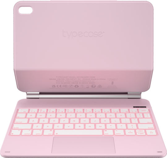 Case Typecase Edge Tastatur Ipad 11" A16 2025 Ipad 10,9" 2022 Rosa