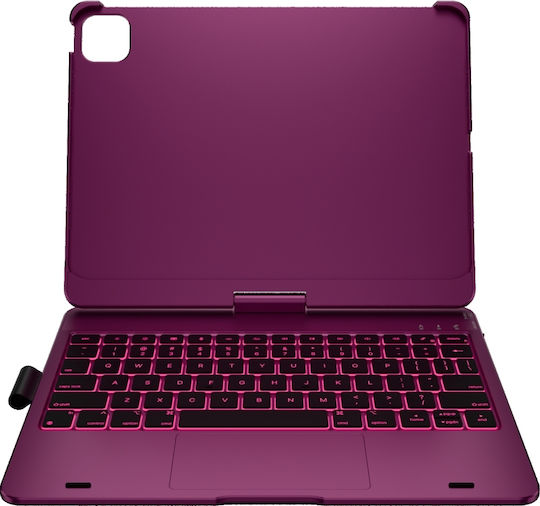 Supero Typecase Edge Tablet Case Keyboard Ipad Air 11" M2 2024 M3 2025 M4 2026 Raspberry