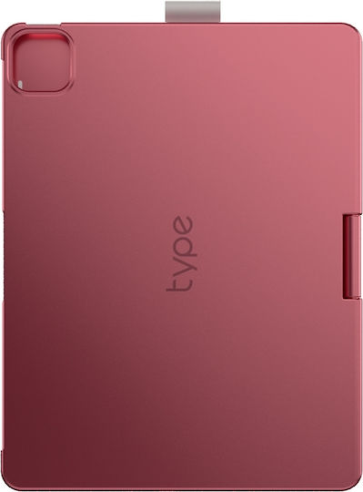 Supero Tablet Hülle Typecase Flexbook Touch Tastatur Ipad Air 11" M2 2024 M3 2025 M4 2026 Rosa