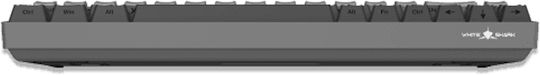 White Shark GK-007711 Gaming Mechanical Keyboard with RGB Lighting (English US) Red