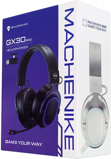 Machenike GX30 Pro Wireless Over Ear Gaming Headset with Bluetooth / USB Connectivity