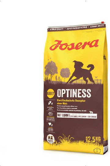 Optiness 12.5kg Dry Food Grain-Free for Adult Medium & Large Breed Dogs with Lamb, Rice, Poultry and Potatoes