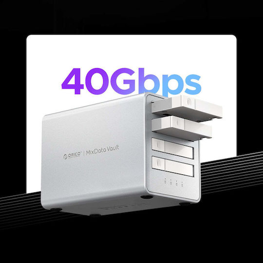 Orico Case for Hard Drive M.2 SATA III with Connection Type-C White