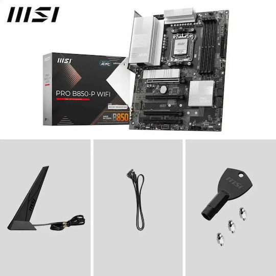 MSI PRO B850-P WIFI Motherboard ATX με AMD AM5 Socket