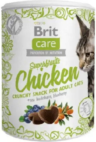 Brit Care Superfruit Chicken Croquette with Chicken Sea Buckthorn & Blueberry for Adult Cats 100gr