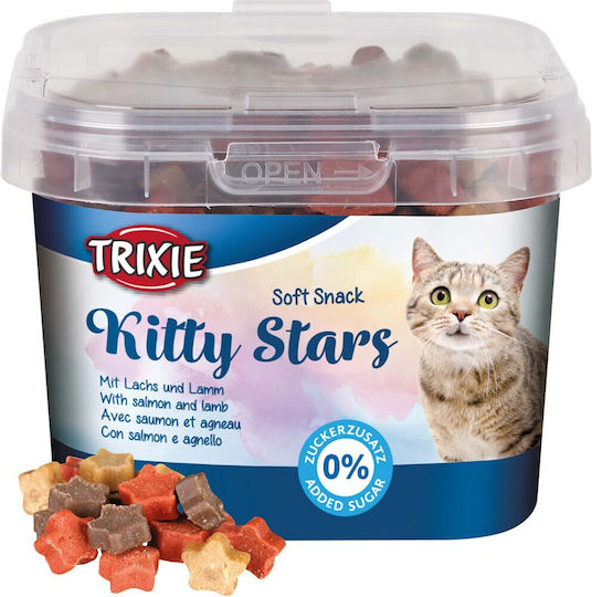 Trixie Soft Kitty Stars Λιχουδιές με Σολομό με Σολομό & Αρνί για Ενήλικες Γάτες 140gr