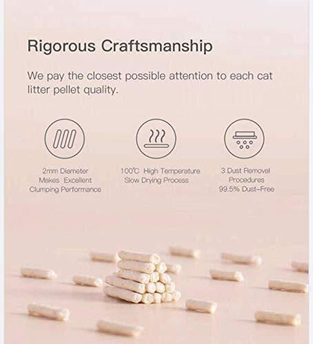 Cature Natural Tofu Clumping Cat Litter Cat Pellet Tofu with Scent Green Tea 18lt