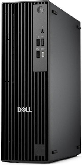 Dell Тънък Настолен Компютър Slim QCS1250 (i3-14100/8GB DDR5/512GB SSD/W11 Pro)