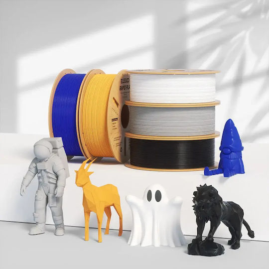 Elegoo PLA+ 3D Printer Filament 1.75mm Μαύρο 1kg