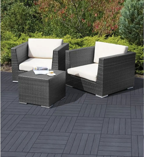 Cosmo Графит Плочка За Декинг 30x30см 6 Броя