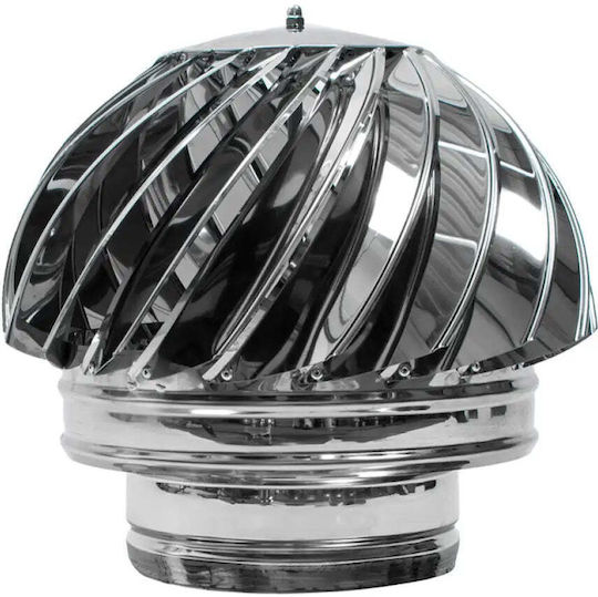 Rotating Stainless Steel Cap Ø150mm Kamininox