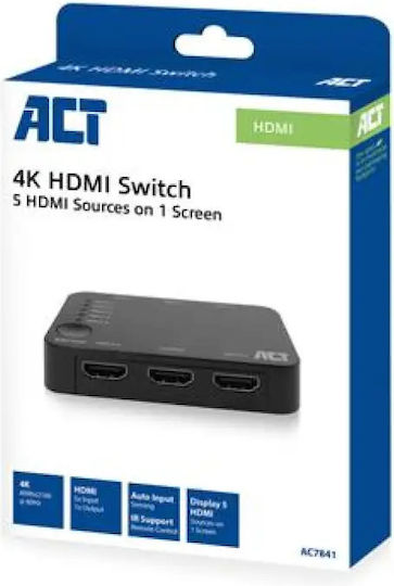 Act AC7841 KVM & Data Switch με HDMI / USB