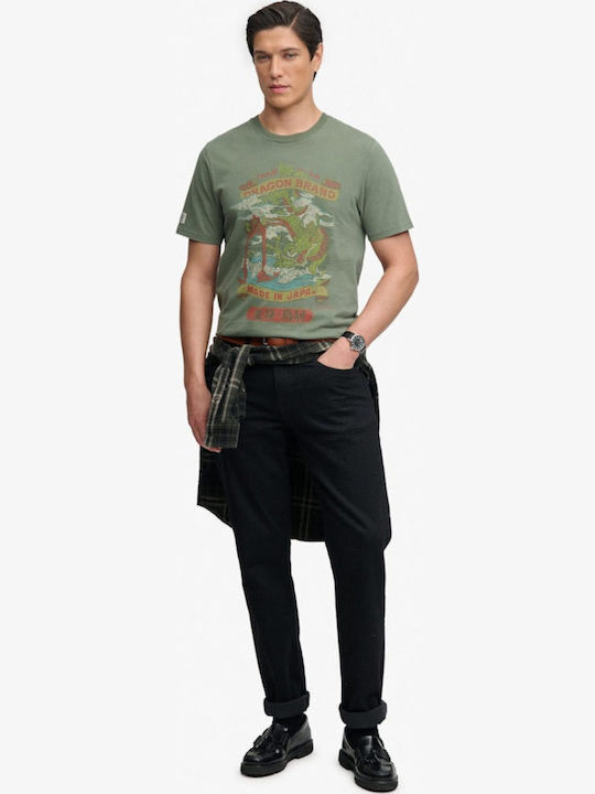 Sportliches T-Shirt Olive