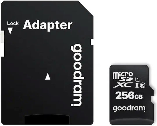 GoodRAM microSDXC 256GB Geschwindigkeitsklasse 10 UHS-I 10MB/s mit Adapter