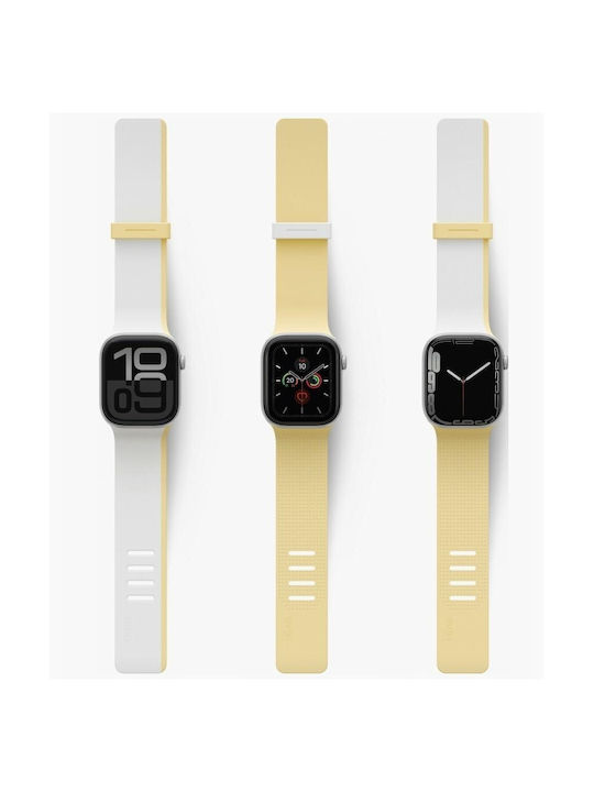 Uniq Watch Band Revix Iv Premium Apple Watch 42 41 40mm Edition Reversible Magnetic White-yellow