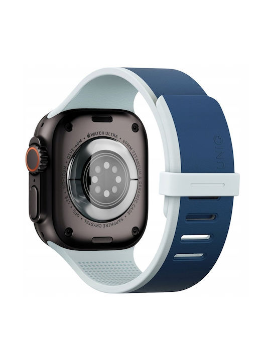 Uniq Tragbare Bänder Revix Iv Premium Apple Watch 49/46/45/44 mm Edition Reversibel Magnetisch Marineblaue