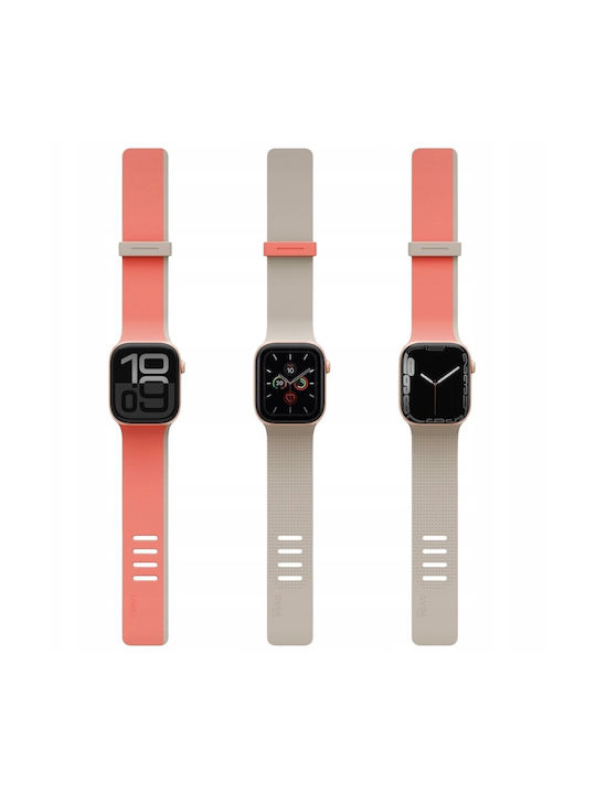 Uniq Watch Band Revix Iv Premium Apple Watch 49 46 45 44mm Edition Reversible Magnetic Pink-beige