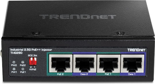Trendnet Network Accessory Hardened Industrial 95W 2-Port 2.5Gbit PoE Injector