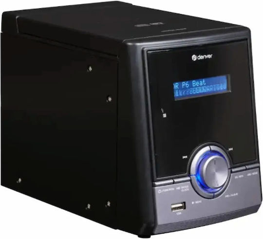 Denver Ηχοσύστημα 2.0 MDA-285 111161100170 50W με CD Player και Bluetooth Μαύρο