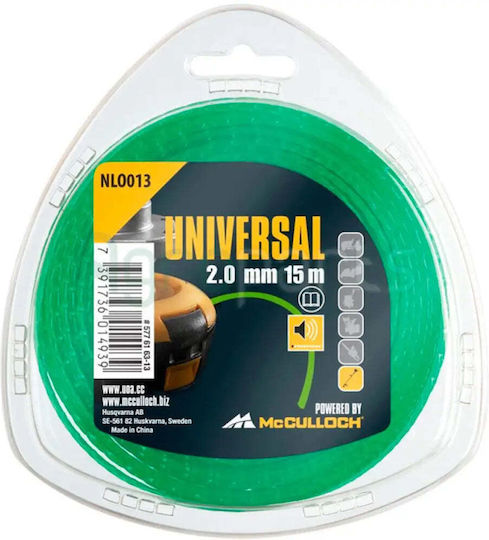 Trimmer Line Round Profile Universal 2 Mm 15 M
