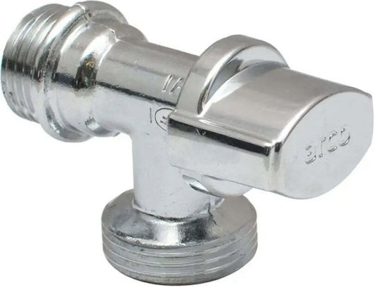 Robinet Colțar Mașină de Spălat 1/2" 3/4" Mâner Metalic Rozetă Arco Nova Novfr729