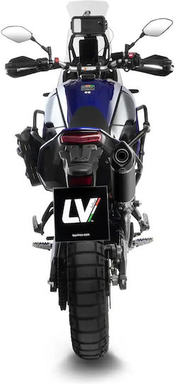 Leovince Крайна Тръба На Изпускателната Система Lv One Evo Черно Издание Кръгла Слаш-Кат 14465ebu