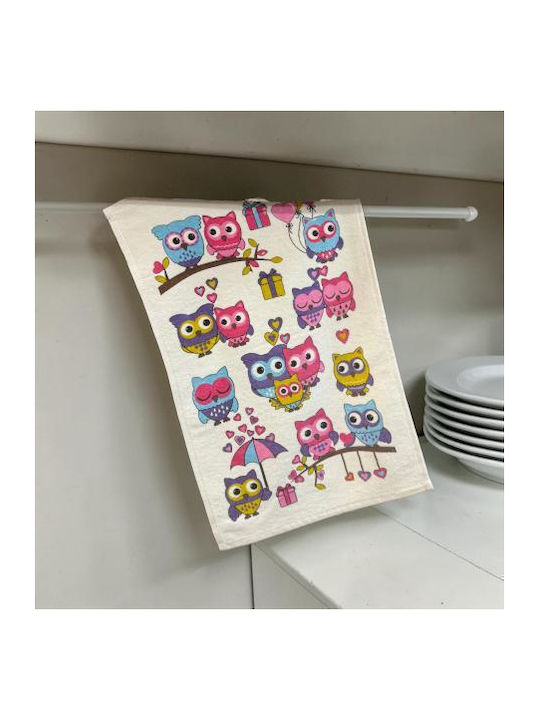 Linea Home Owl Ποτηρόπανο 30x50cm Linea Home Owl Ποτηρόπανο 30x50cm