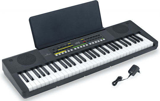 Soundsation Tastatur JUKEY610 mit 61 Tasten mit Gestell Schwarz
