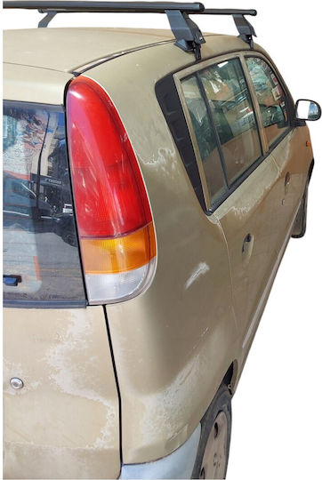 Menabo Roof Rack Bars Kit Car Roof Bars Iron Menabo Legs Hyundai Atos 1997-2008 2 Pieces Mb.hatos.06