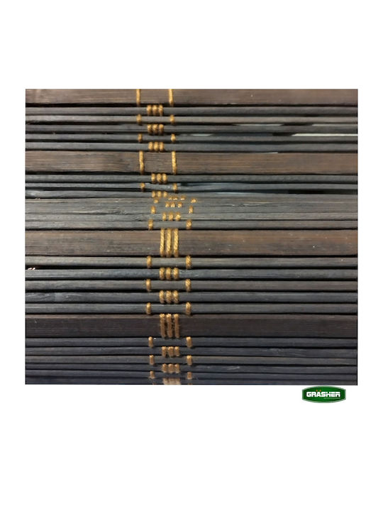 Grasher Bamboo Shading Blind In Brown Colour W90xH180cm