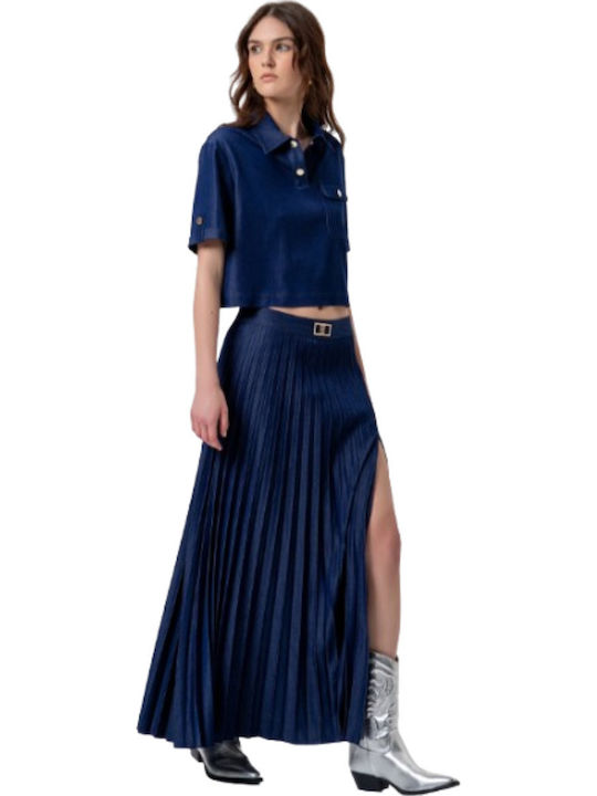 Γυναικεία Polo Μπλούζα Darkblue