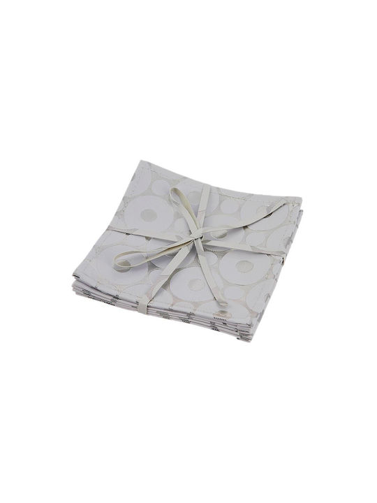 Espiel Wooden Coaster 10x10cm 4 Pieces