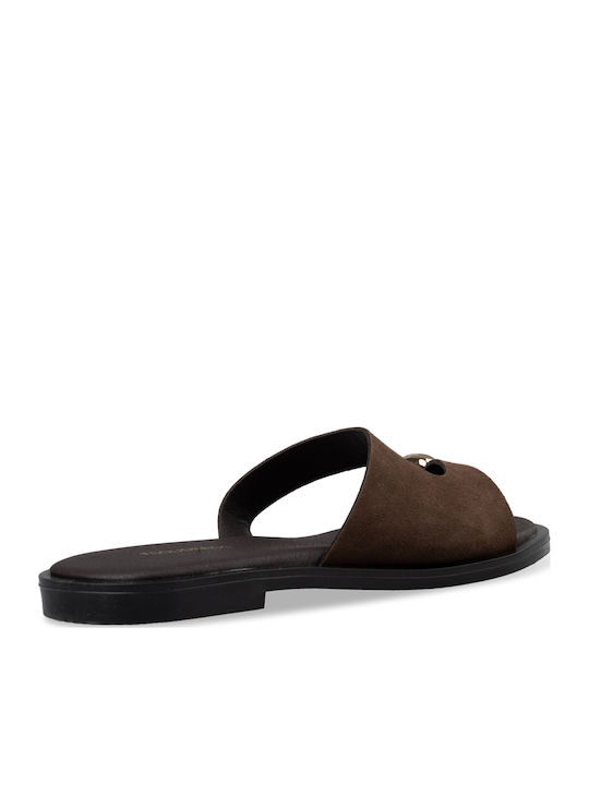 Women's Flat Sandals Brown