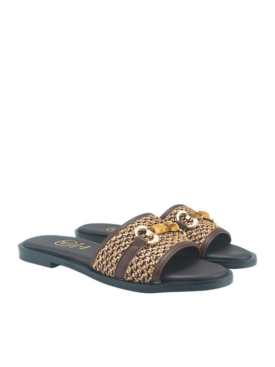 Women's Flat Sandals Brown
