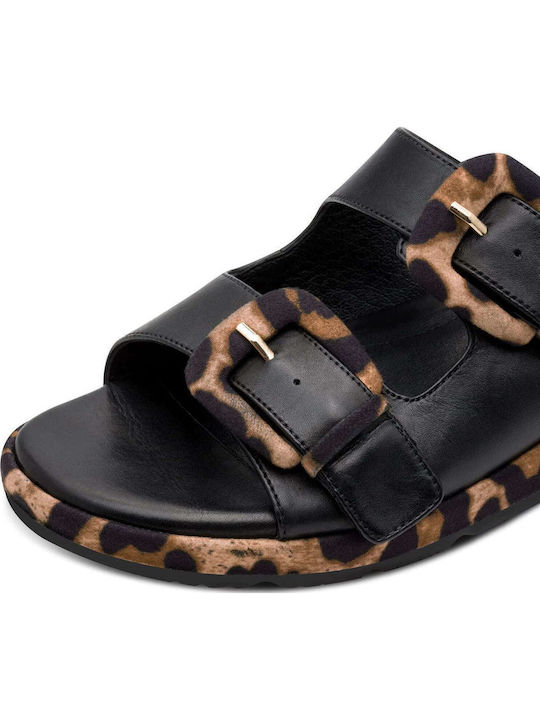 Leather Women's Anatomic Sandals Black