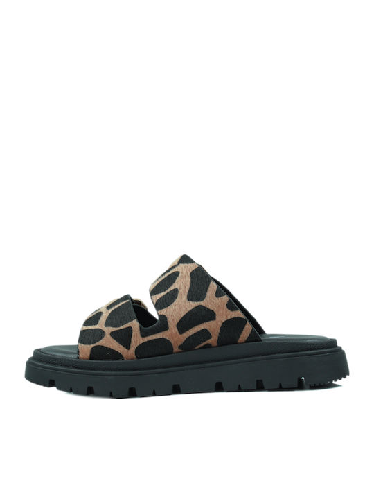 Damen Anatomische Flatforms Braun
