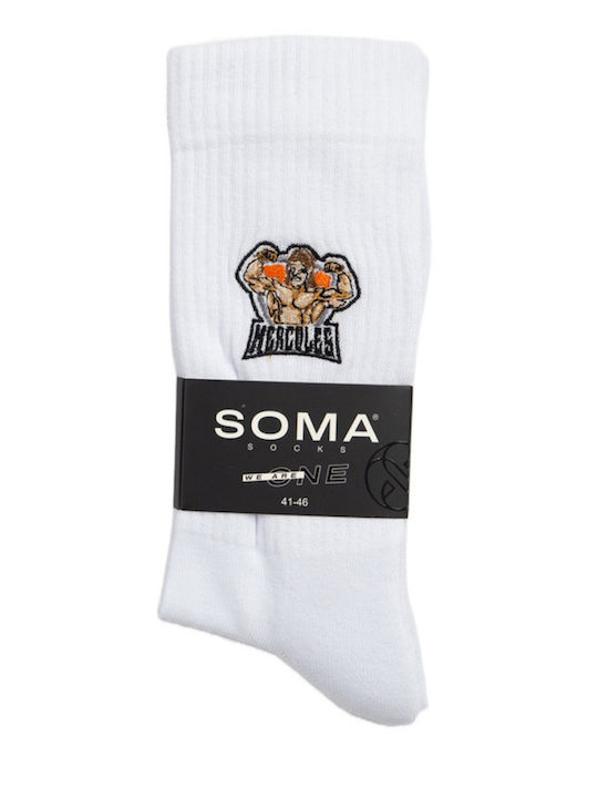 Soma Herren Socken Weiß