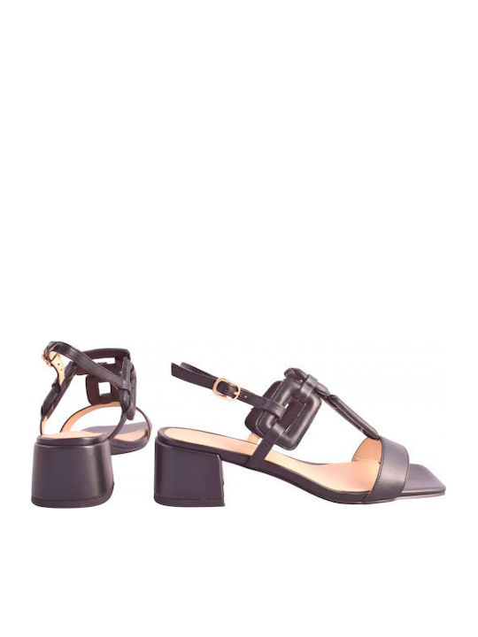 Leather Black Sandals
