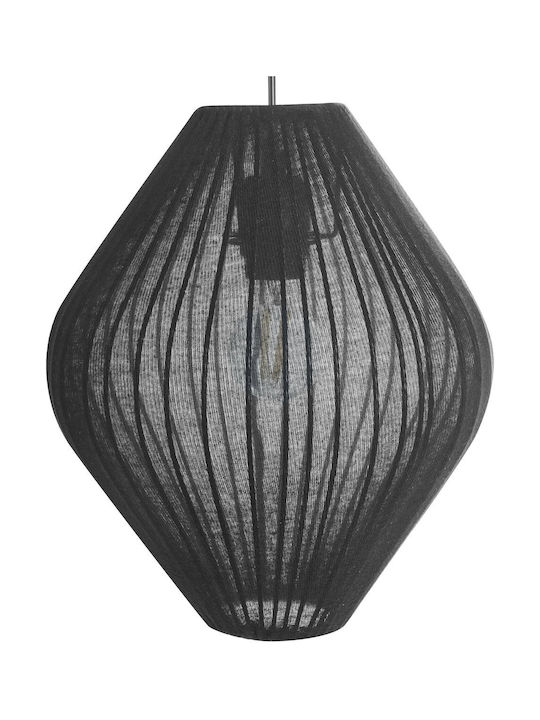 Beliani Eglo Pendelleuchte Schwarz