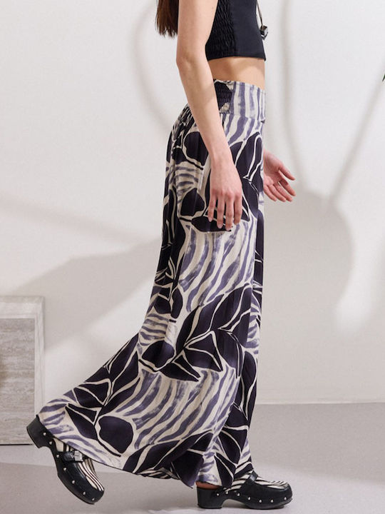 Pantaloni Dama Din Țesătură Negru