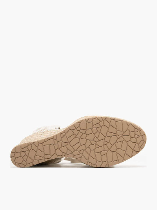 Summer Women's Platform Espadrilles Style Beige