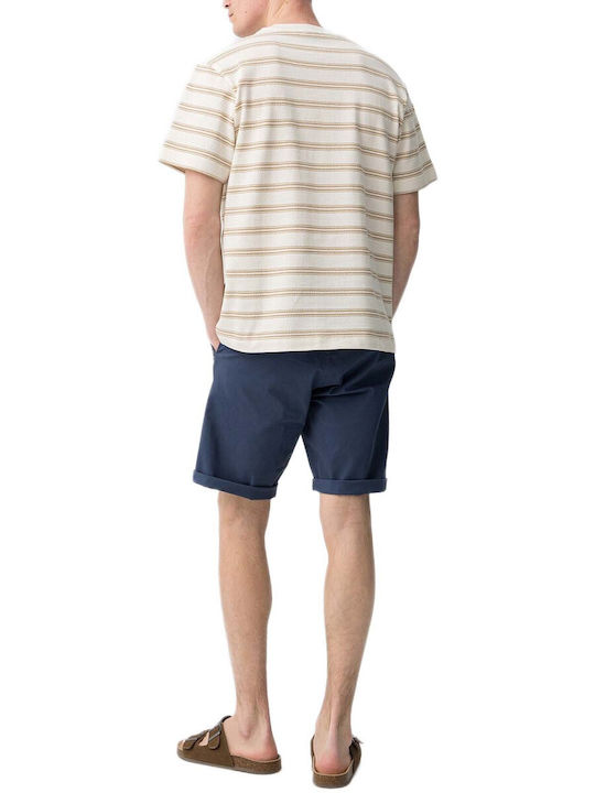 Tiffosi Pantaloni Scurți Bărbați Chino Albaștri