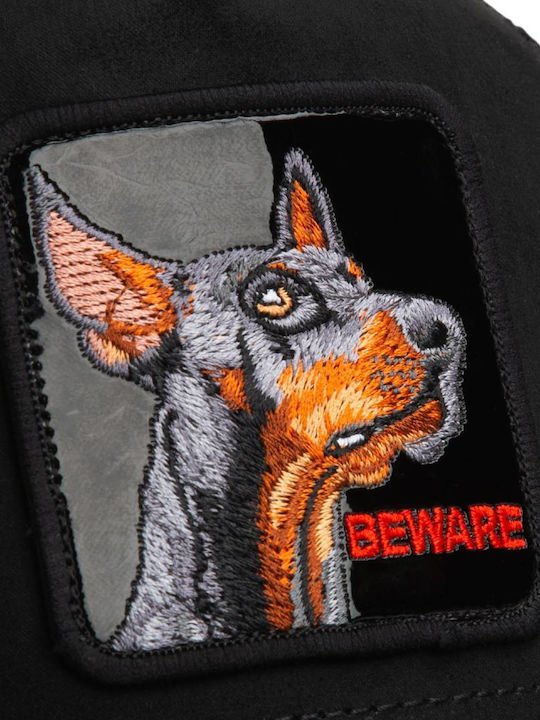 Goorin Bros Jockey Baseball Beware Doberman Black